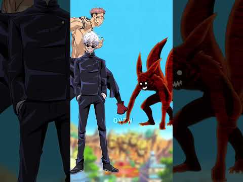 Naruto vs Gojo & sukuna