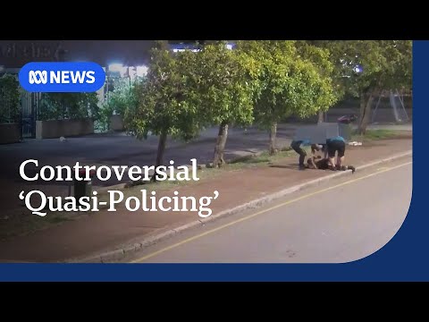NT government-funded security patrol caught on camera kicking man in the head | ABC NEWS