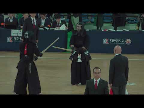 2018 세계검도선수권대회(17wkc) Men's invid.match JPN5 S.ANDO(안도) VS GBR3 R.COLLINS