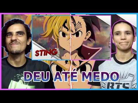 REACT | Rap Meu Ódio Por Você Zeldris/Meliodas (Nanatsu no taizai) - Sting Raps