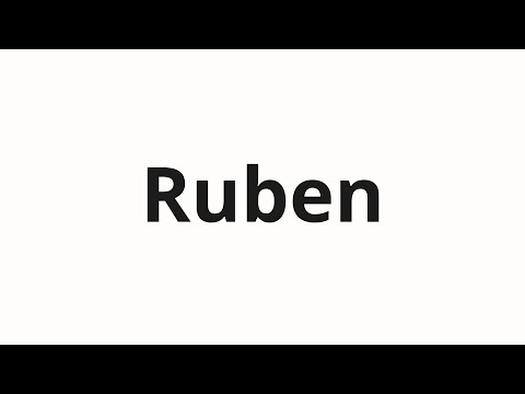 How to pronounce Ruben | Рубен (Ruben in Russian)