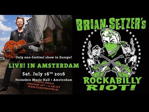 Brian Setzer Rockabilly Riot @ Heineken Music Hall, Amsterdam 2016