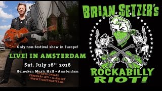 Brian Setzer Rockabilly Riot @ Heineken Music Hall, Amsterdam 2016