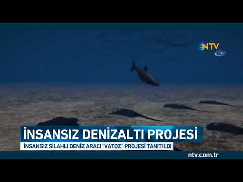 İnsansız silahlı denizaltı aracı geliştirildi (Vatoz görünümünde)