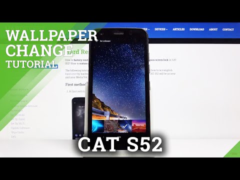 How to Change Wallpaper in CAT S52 – Home Screen Update