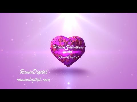 Free Valentine's Day Template - Sony Vegas Pro Intro - Particle Hearts