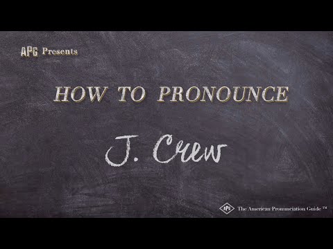 How to Pronounce J. Crew (Real Life Examples!)