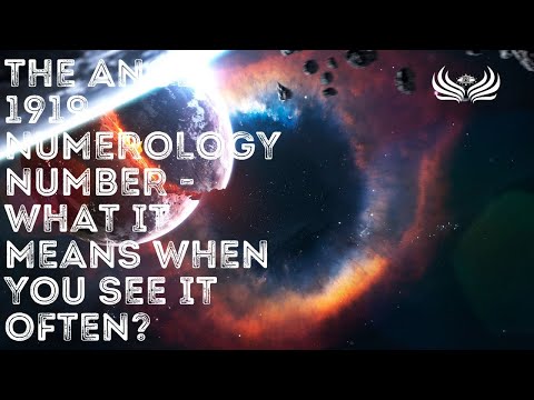 The Angel 1919 Numerology Number 🌠 What It Means When You See It Often?