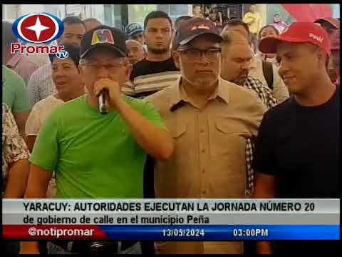 En Yaracuy: autoridades ejecutan la jornada número 20 de Gobierno de Calle