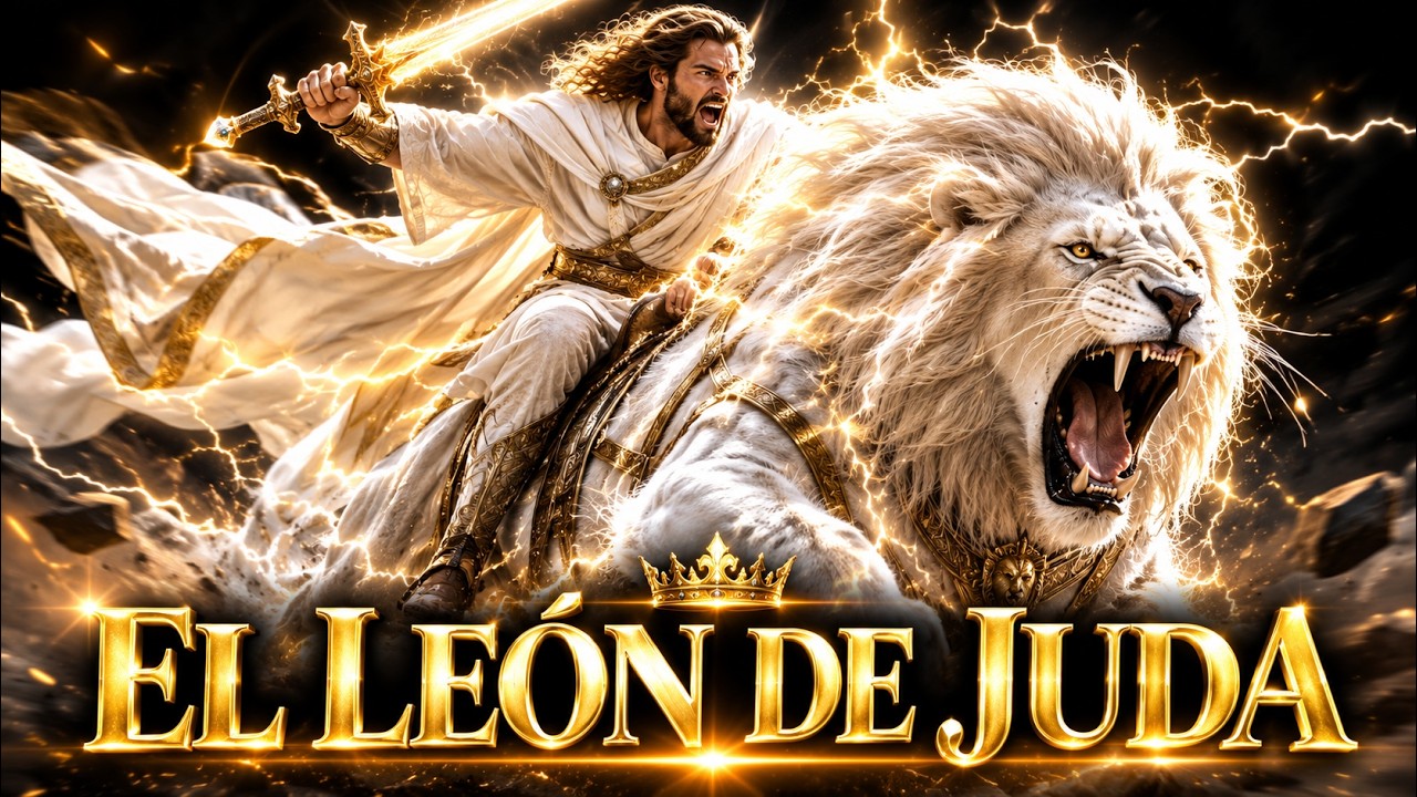 🔥¡EL LEÓN DE JUDÁ RUGE CON PODER! ⚔️ El Fuego de Dios Está Descendiendo | Apocalipsis 5:5