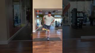 Standing fire hydrant (banded) - Fit Family Physical Therapy