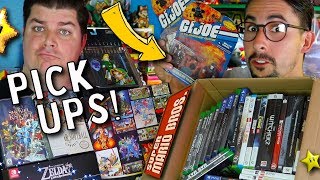 VIDEO GAME and TOY PICK UPS! Spending WAY TOO much MONEY on RETRO GAMING and Vintage Toys