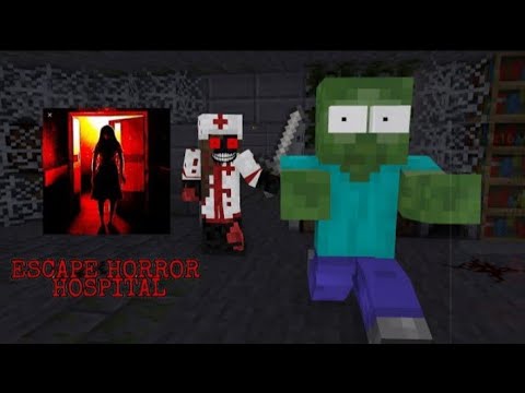 monster school .escape horror hospital challenge -maincraft animation
