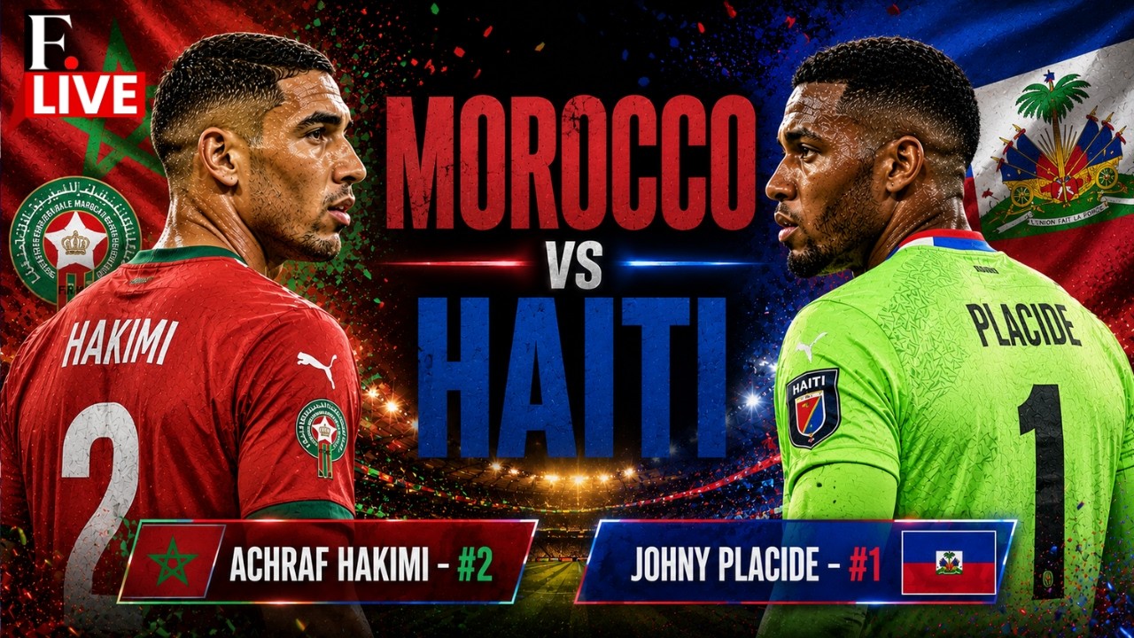 🔴Morocco VS Haiti |  FIFA World Cup 2026 | Achraf Hakimi VS Johny Placide | GROUP C
