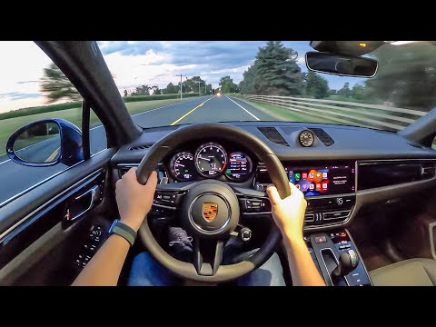 2022 Porsche Macan S - POV Evening Drive (Binaural Audio)