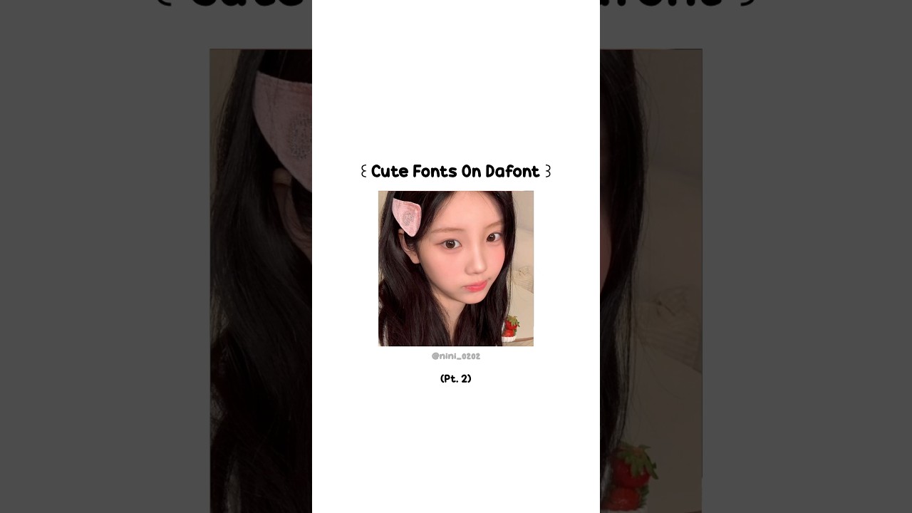 Cute Fonts On Dafont💌#explore #explorepage #views #viralvideo #viral #dafont #fonts #aesthetic #fyp