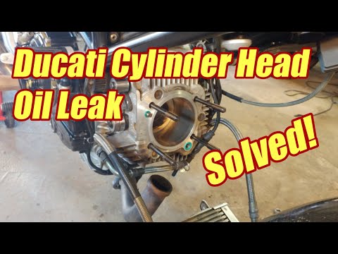 How To Fix Ducati Cylinder Head Oil Leak O-Ring Replacement