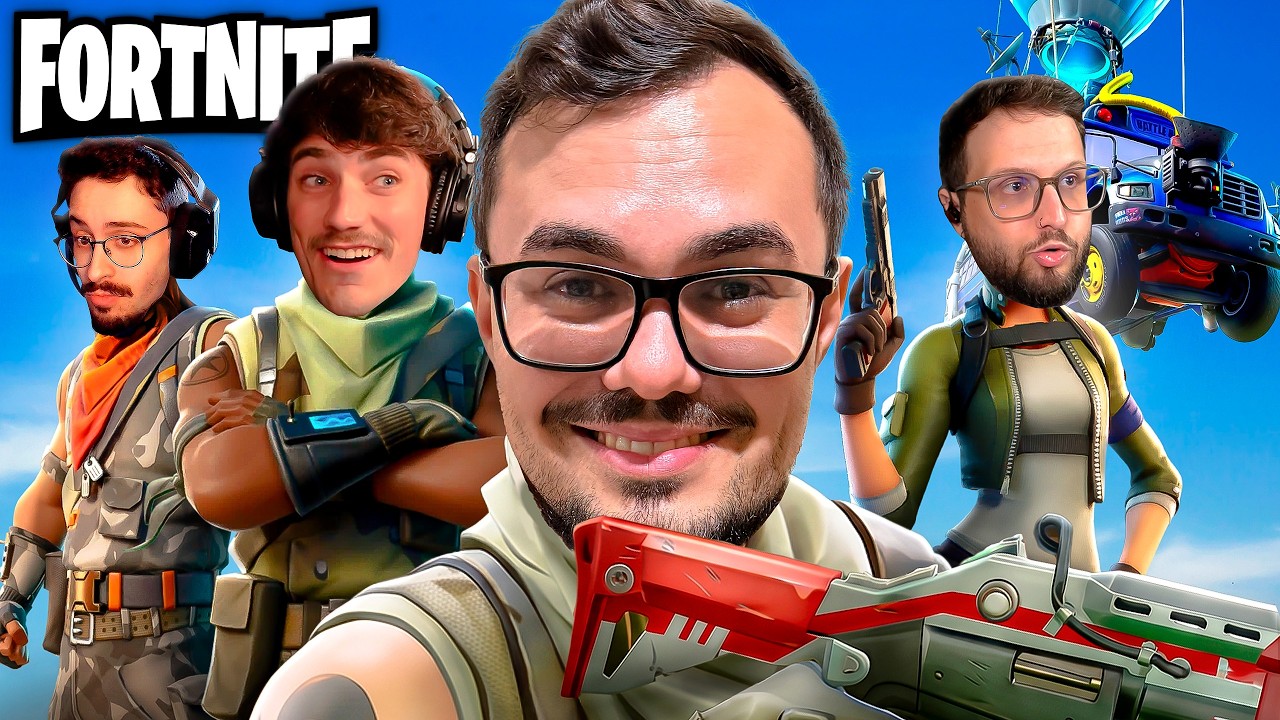 CARREGANDO MEUS AMIGOS NO FORTNITE