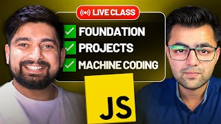 A fast pace Javascript LIVE course with projects