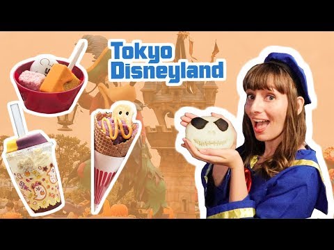 東京ディズニーランドでハロウィンに向けて食べまくり (Eating All The Food at Tokyo Disneyland For Halloween)