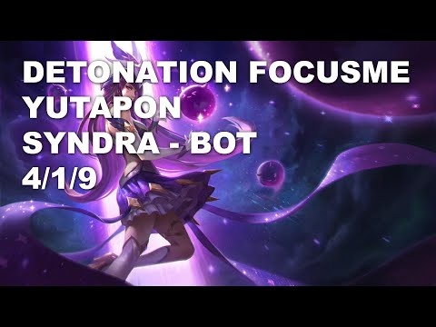 DetonatioN FocusMe Yutapon Bot Syndra vs Aphelios - KR Grandmaster Patch 10.8