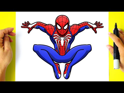 Como DESENHAR o HOMEM-ARANHA - Como DIBUJAR a SPIDERMAN 🕷 Advanced Suit 🕷 Marvel's Spider-Man 2 PS5