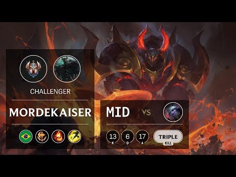 Mordekaiser Mid vs Tristana - BR Challenger Patch 9.21