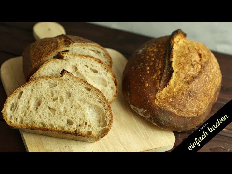 Ruchbrot recipe with overnight fermentation - Dark wheat bread