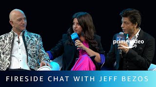 Fireside Chat with Jeff Bezos | Shah Rukh Khan, Zoya Akhtar | Amazon Prime Video