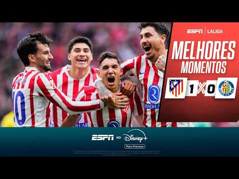 Gols e lances de Atlético de Madri x Getafe