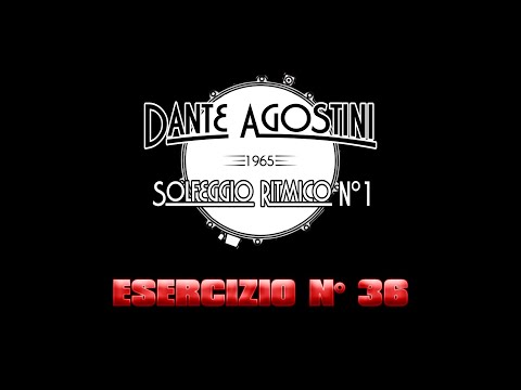 Dante Agostini - Solfeggio Ritmico N°1 - Esercizio 36