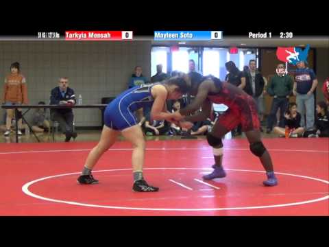 58 KG R2 - Tarkyia Mensah (Wayland Baptist) vs. Mayleen Soto (Mission Valley)