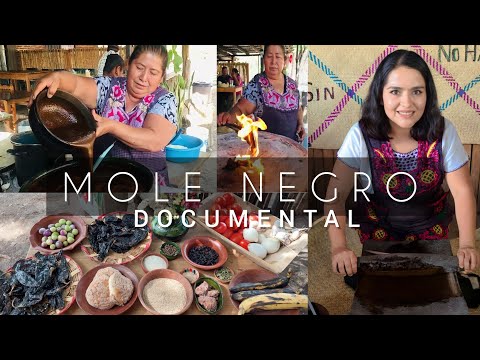 TRADITIONAL BLACK MOLE FROM OAXACA. DOCUMENTARY