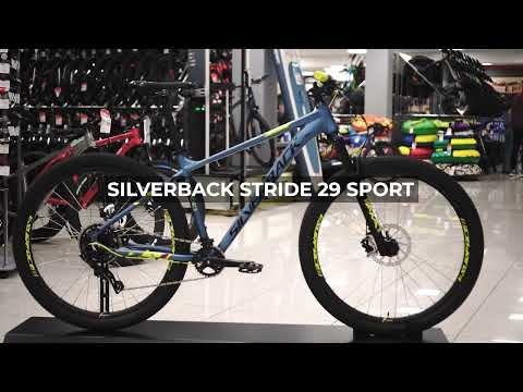 Велосипед SILVERBACK STRIDE 29 SPORT (2023) Anthracite/Lime