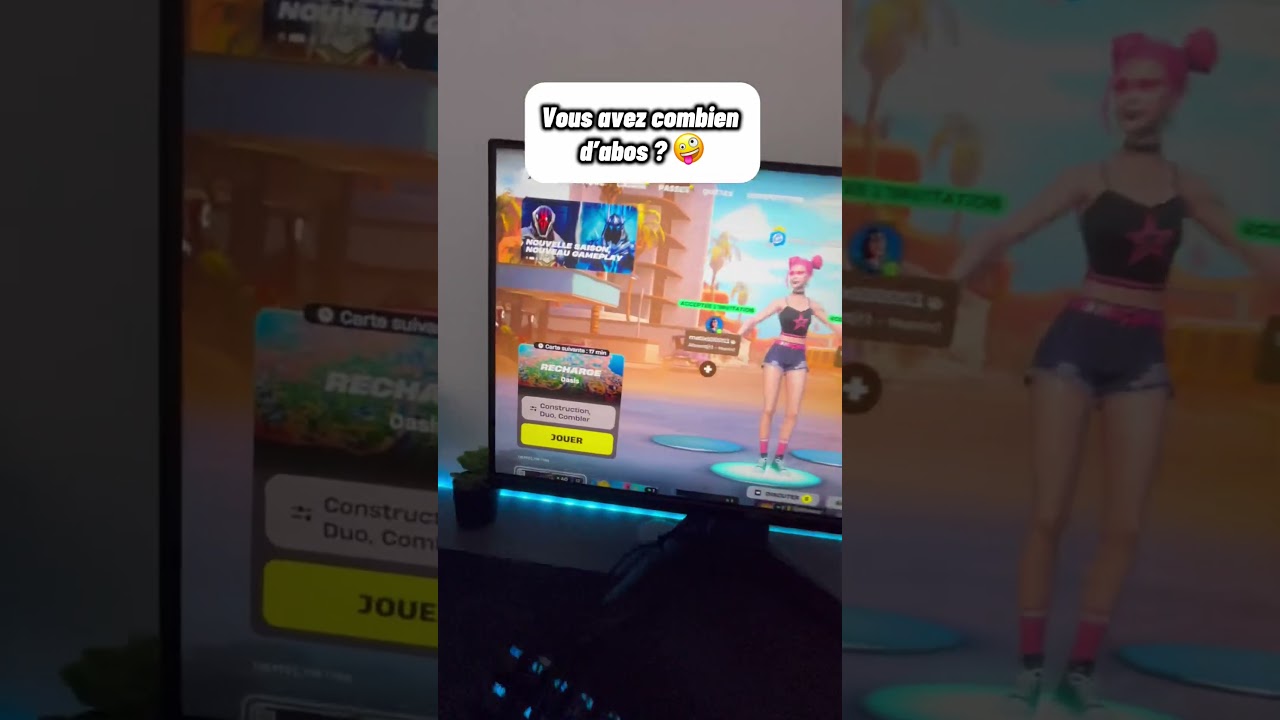 Vous avez combien d’abos ? 🤪 #fortnite #viral #fortniteclips #gaming #clips #like #abonnetoi