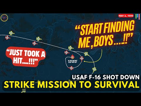 “Start finding me, boys” — USAF F-16 Shot Down Over Serbia (1999) #atc