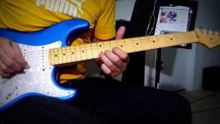 Marillion -  Warm Wet Circles , Guitar Cover Tutorial, with Solo and TABS!