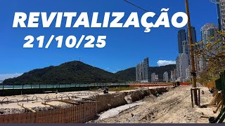 Revitalização da praia Central de Balneário Camboriú 21 de outubro de 2025