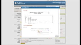 RefWorks: Importing Citations from PubMed