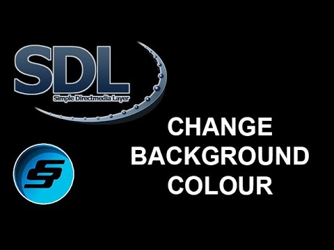 SDL 2 Tutorial Change Background Colour