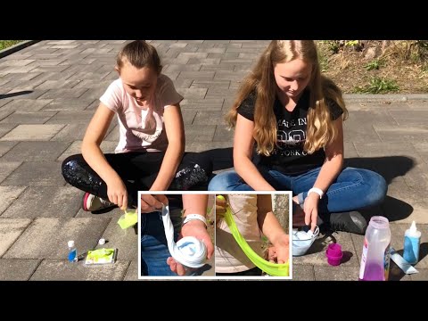 Schleim fertig Mischung vs. Slime selber machen