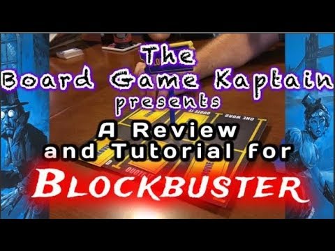 The Board Game Kaptain's review and tutorial for Blockbuster