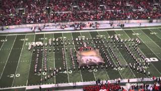 Ohio State band performs patriotic halftime show