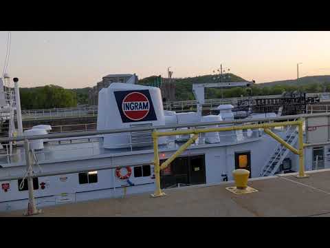 EMD Engine Sound In An Ingram Towboat