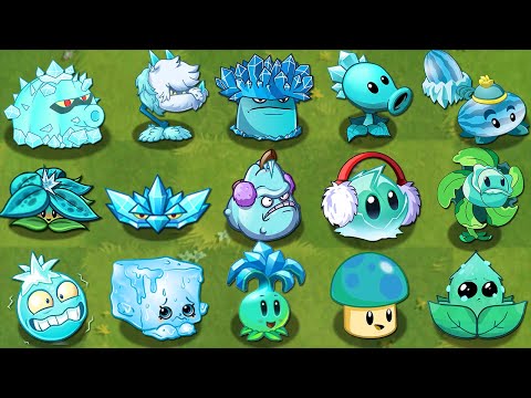 Plants vs Zombies 2 Mod All ICE Plants Power-Up! vs All-Star Zombie
