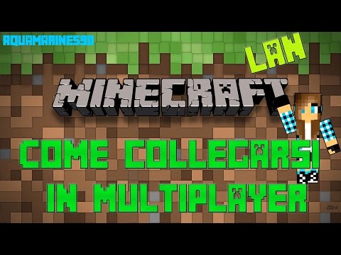 How to CONNECT in MULTIPLAYER (LAN) - MINECRAFT