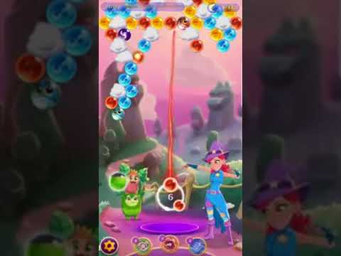Bubble Witch 3 Saga Level 1065 • Blue Cat • Boosters