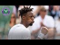 Gael Monfils makes great volley in Wimbledon 2019 first round