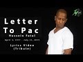 Hussein Fatal Letter To Pac Lyrics