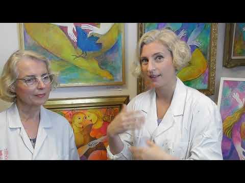 [Alina Witwitzka] Alina Witwitzka  Jag och min dotter pratar om intuitivt måleri -del 2